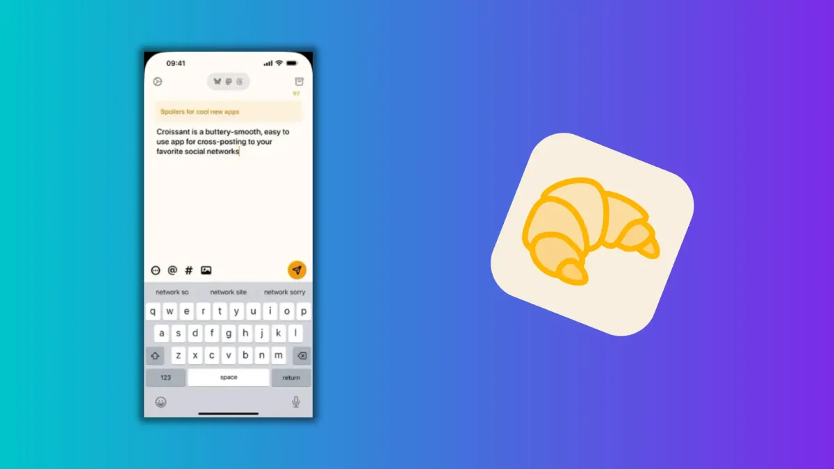 Die neue Crossposting-App Croissant für Mastodon, Bluesky und Threads