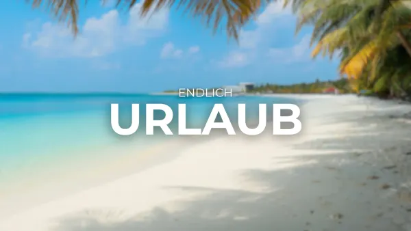 Nach zwei Jahren endlich mal wieder Urlaub