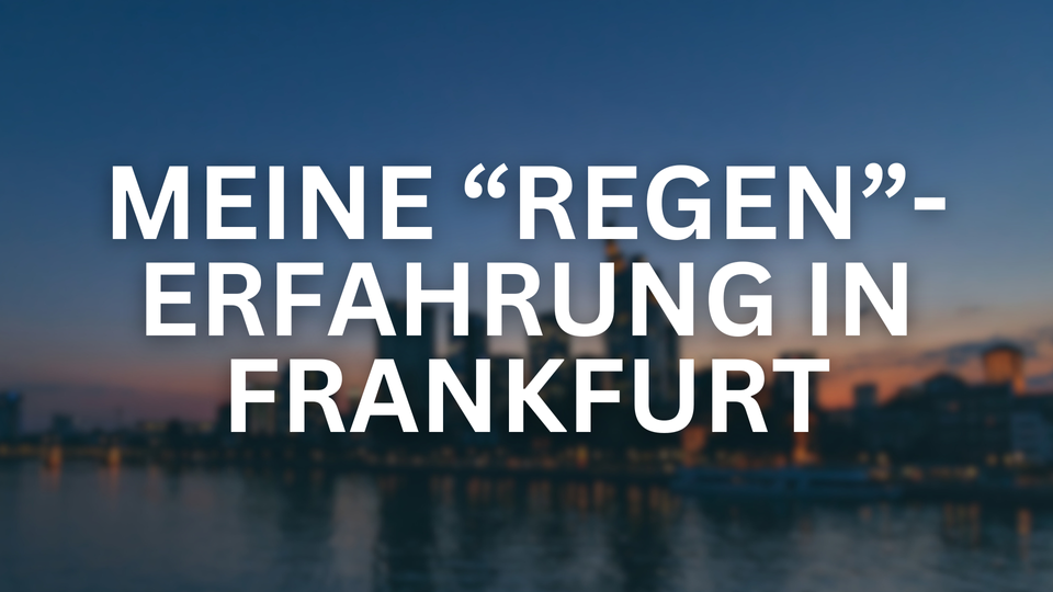 Regenabenteuer in Frankfurt: Meine humorvolle Rückreiseerfahrung