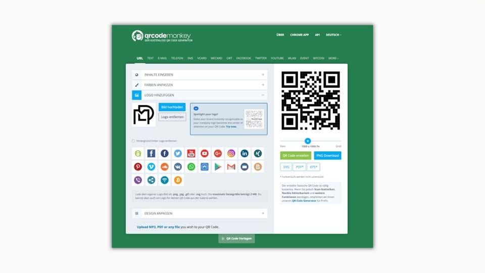 QR-Code schnell und einfach online erstellen
